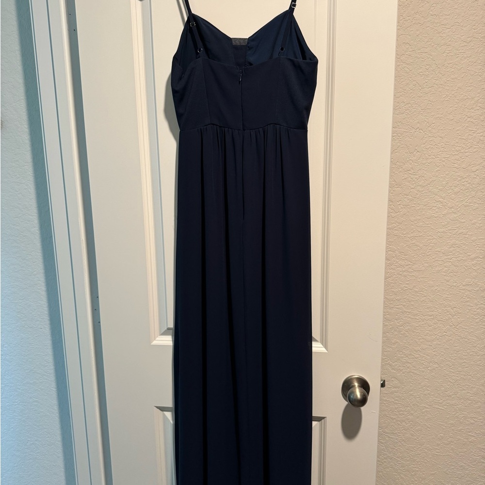 BCBG NAVY Macy dress with sheer detail